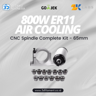 Zaiku CNC Spindle Motor 800W ER11 Air Cooling 65 mm Complete Kit